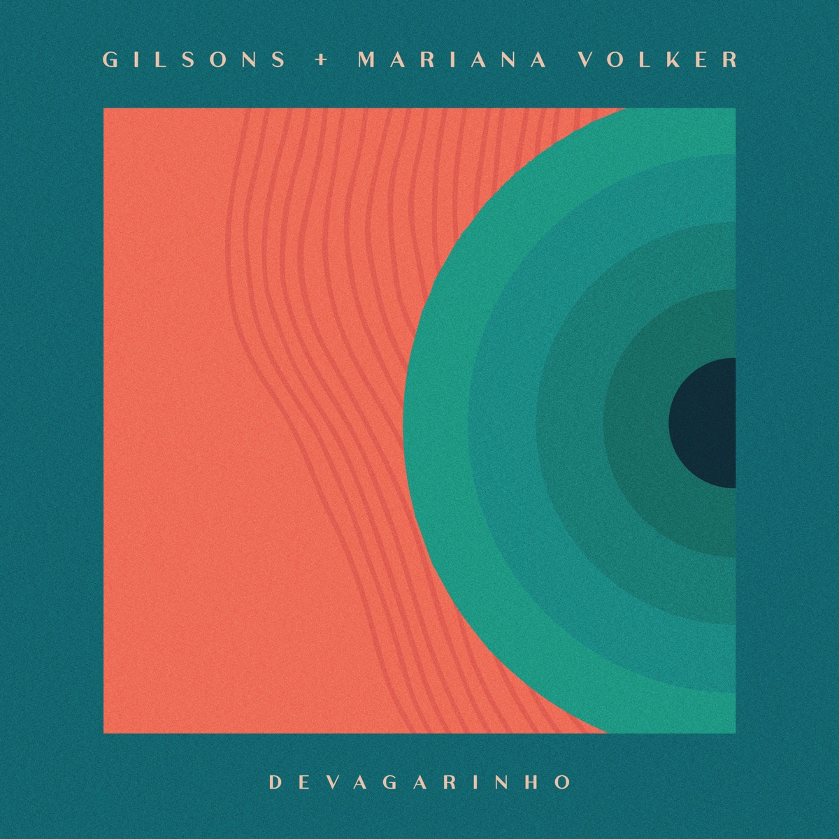 Devagarinho - Single by Gilsons & Mariana Volker album cover