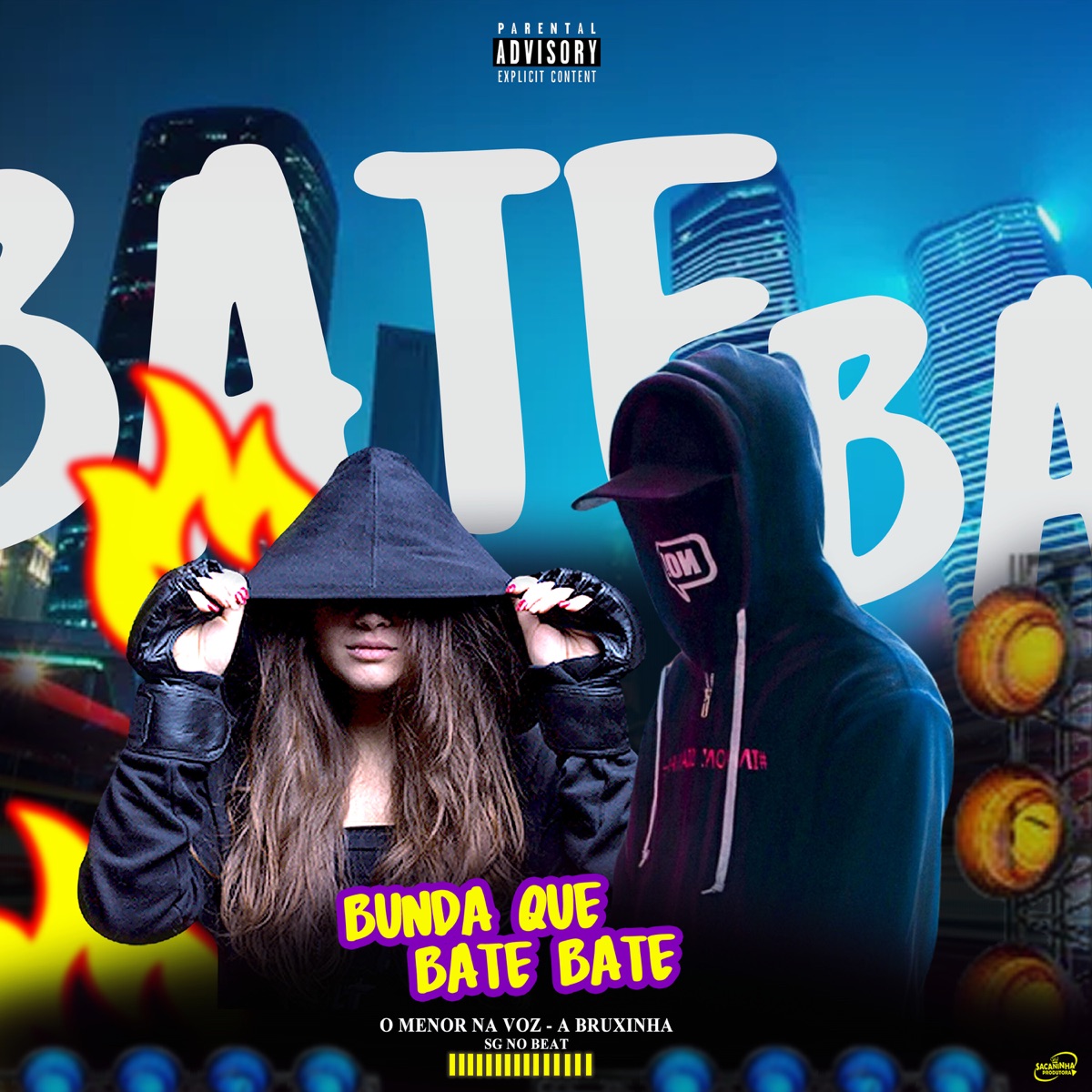 Bunda Que Bate Bate - Single by O Menor na Voz, A Bruxinha & SG No Beat album cover