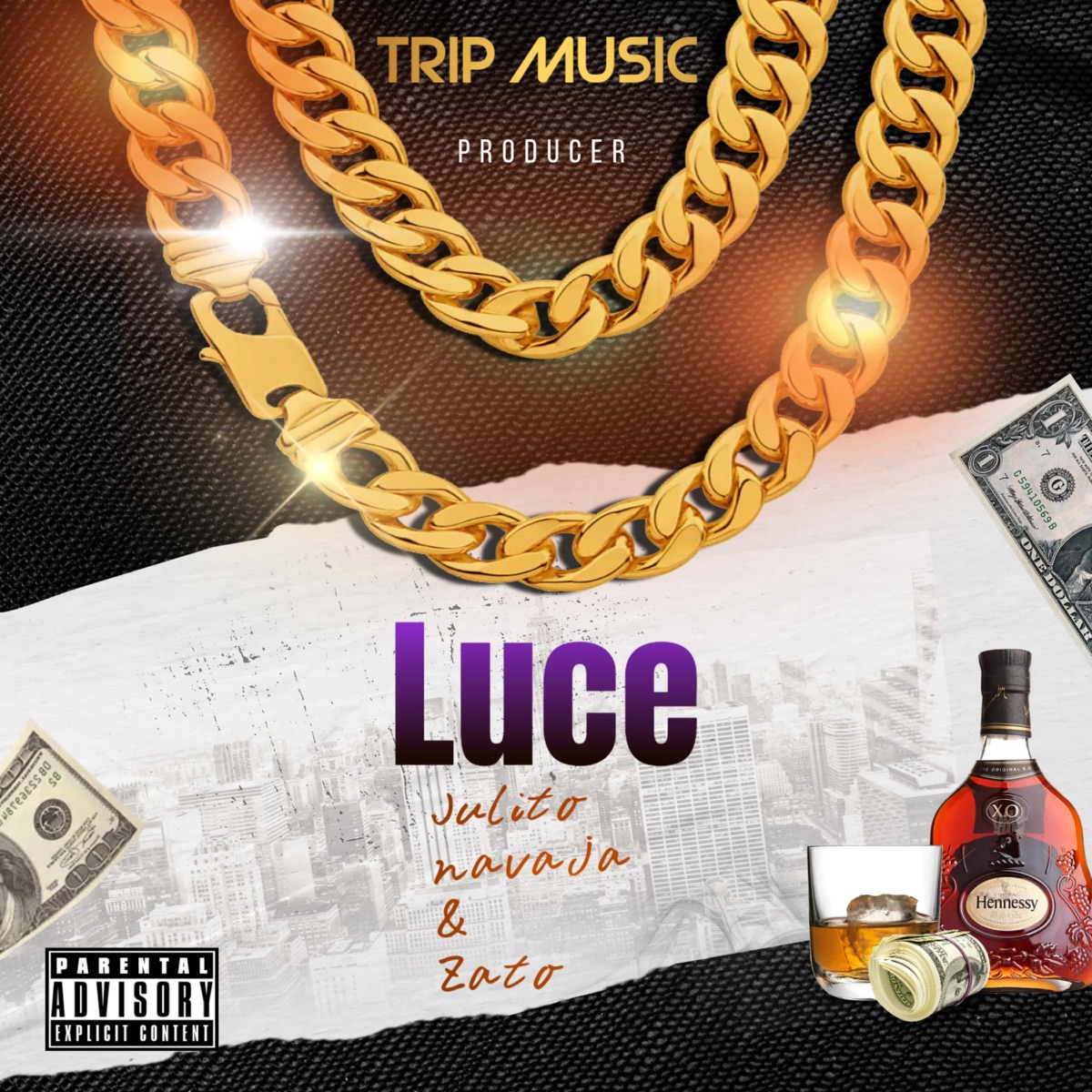 Luce (feat. El_zato) - Single by Julito Navaja album cover