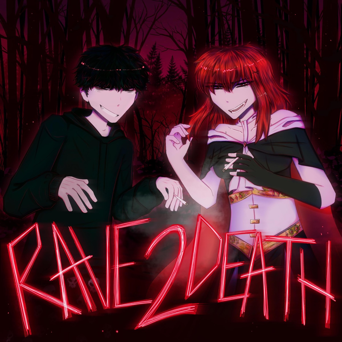 Rave2death by kets4eki & asteria album cover