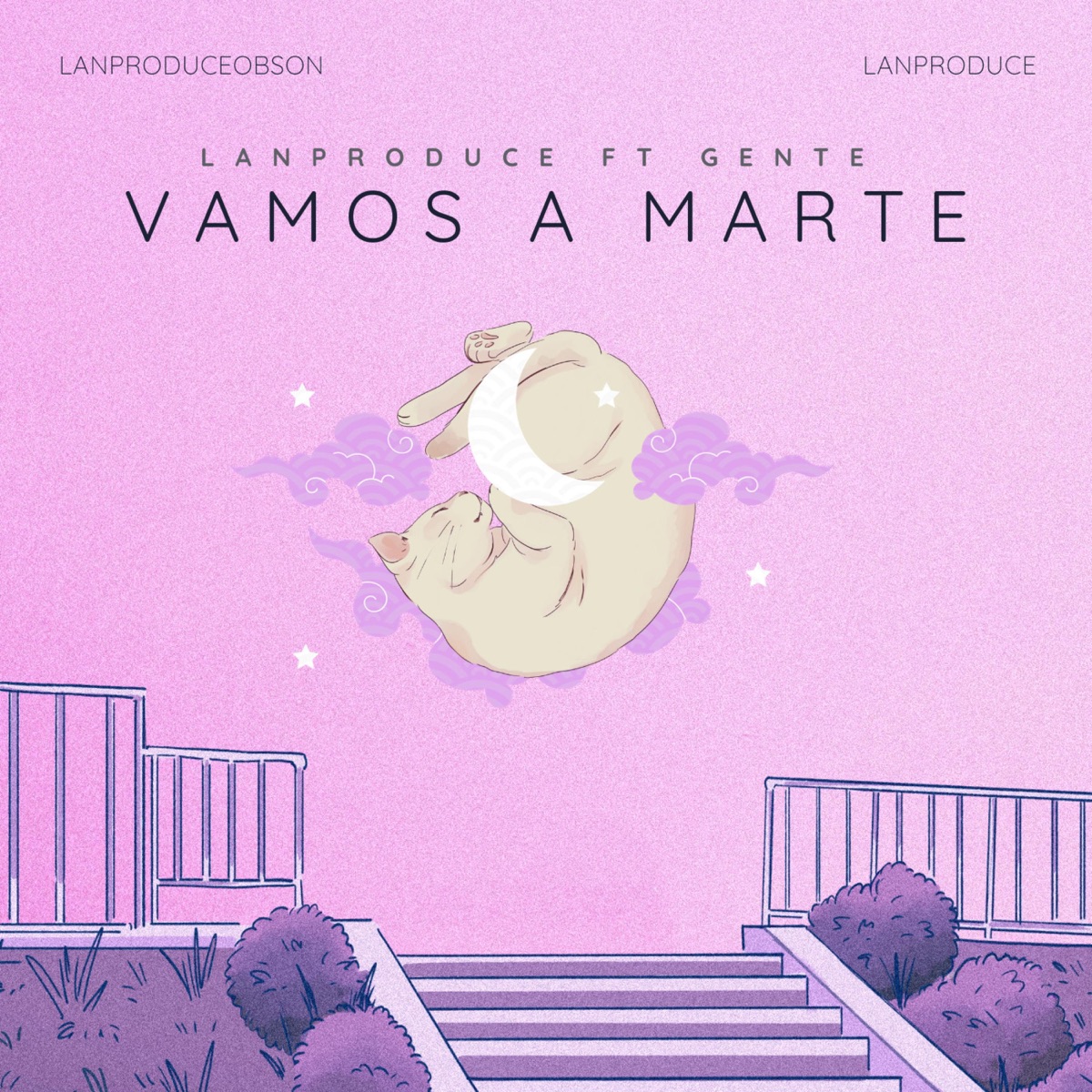 VAMOS A MARTE (feat. EL GENTE) - Single by La N Produce album cover