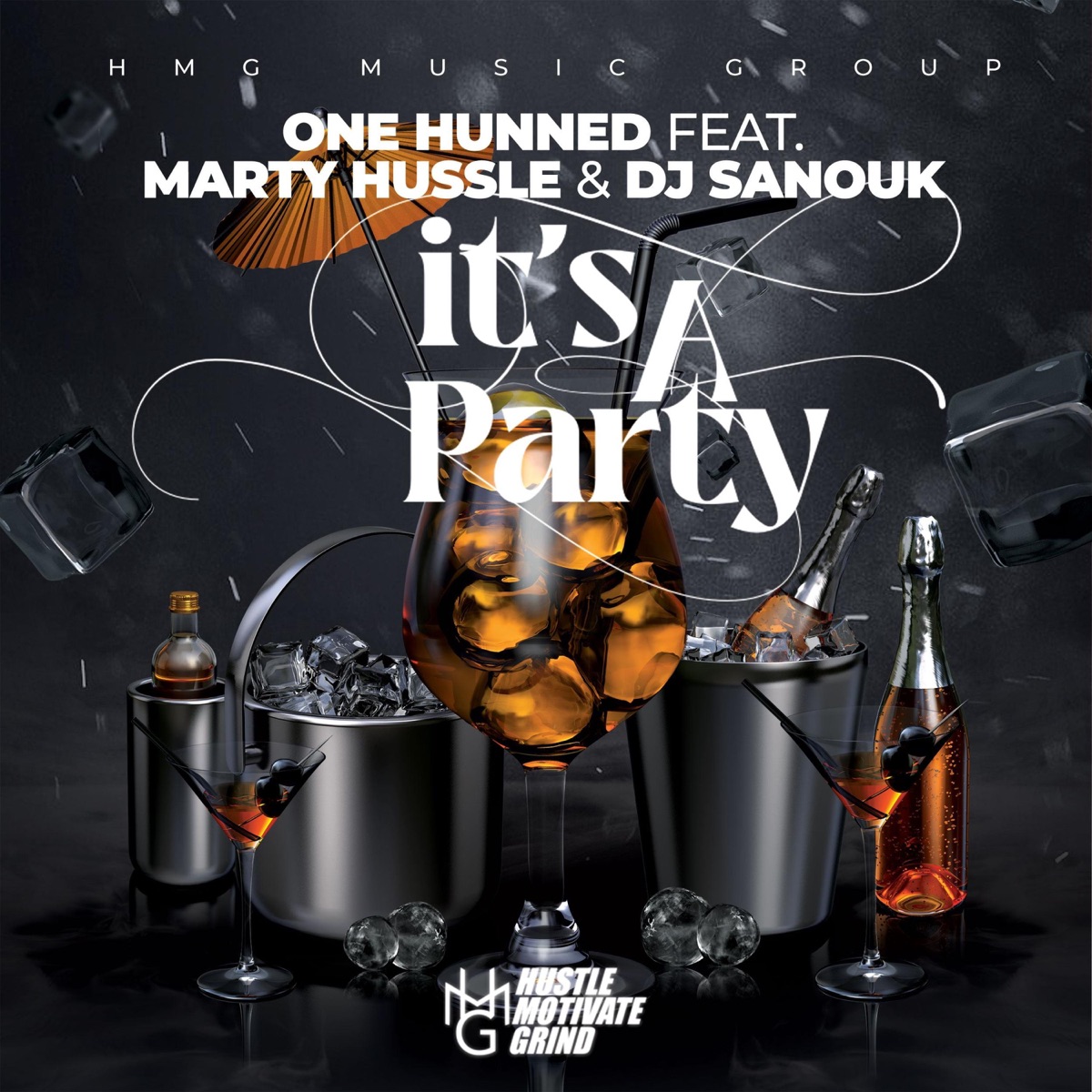 Its a Party (feat. Marty Hussle & Dj Sanouk) - Single by One Hunned album cover