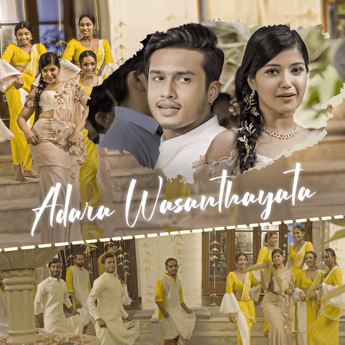 Adara Wasanthayata - Single by Raveen Tharuka, Kalpana Kavindi & Nimesh Kulasinghe album cover