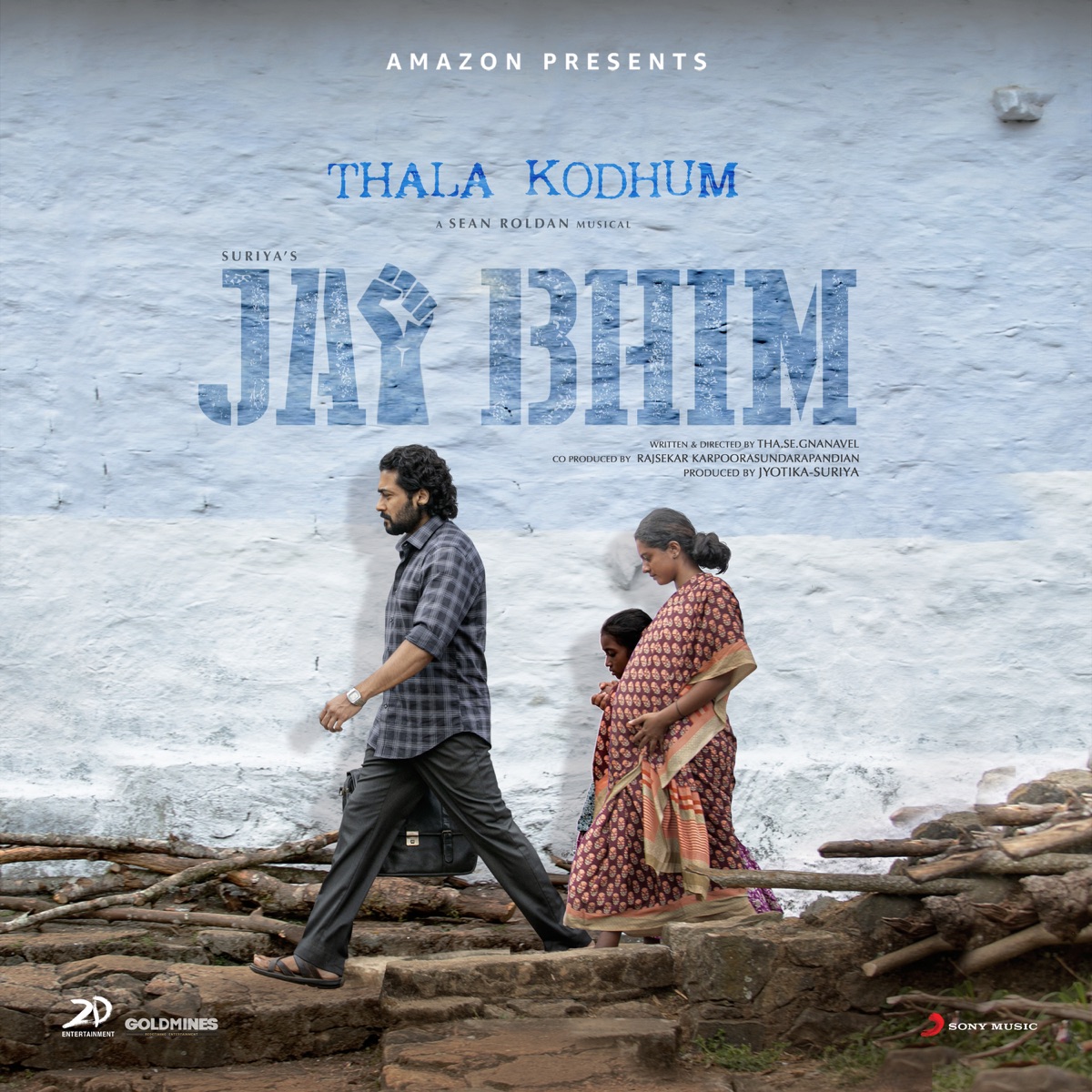 Thala Kodhum (From "Jai Bhim") - Single by Sean Roldan, Pradeep Kumar & Raju Murugan album cover
