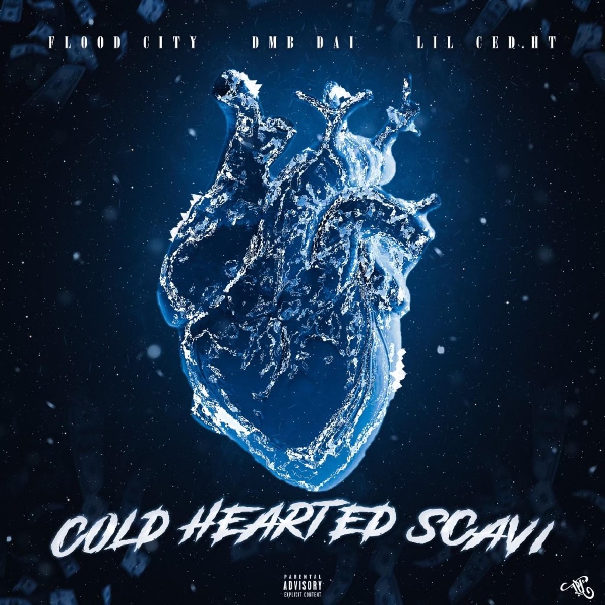COLD HEARTED SCAVI (feat. DMB DAI & LilCed.HT) - Single by Floodcity album cover