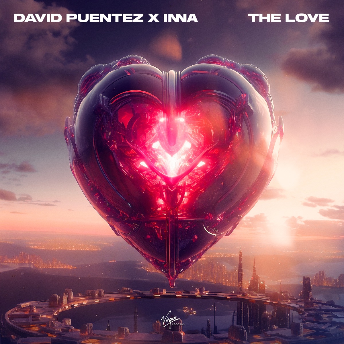 The Love - Single by David Puentez & Inna album cover