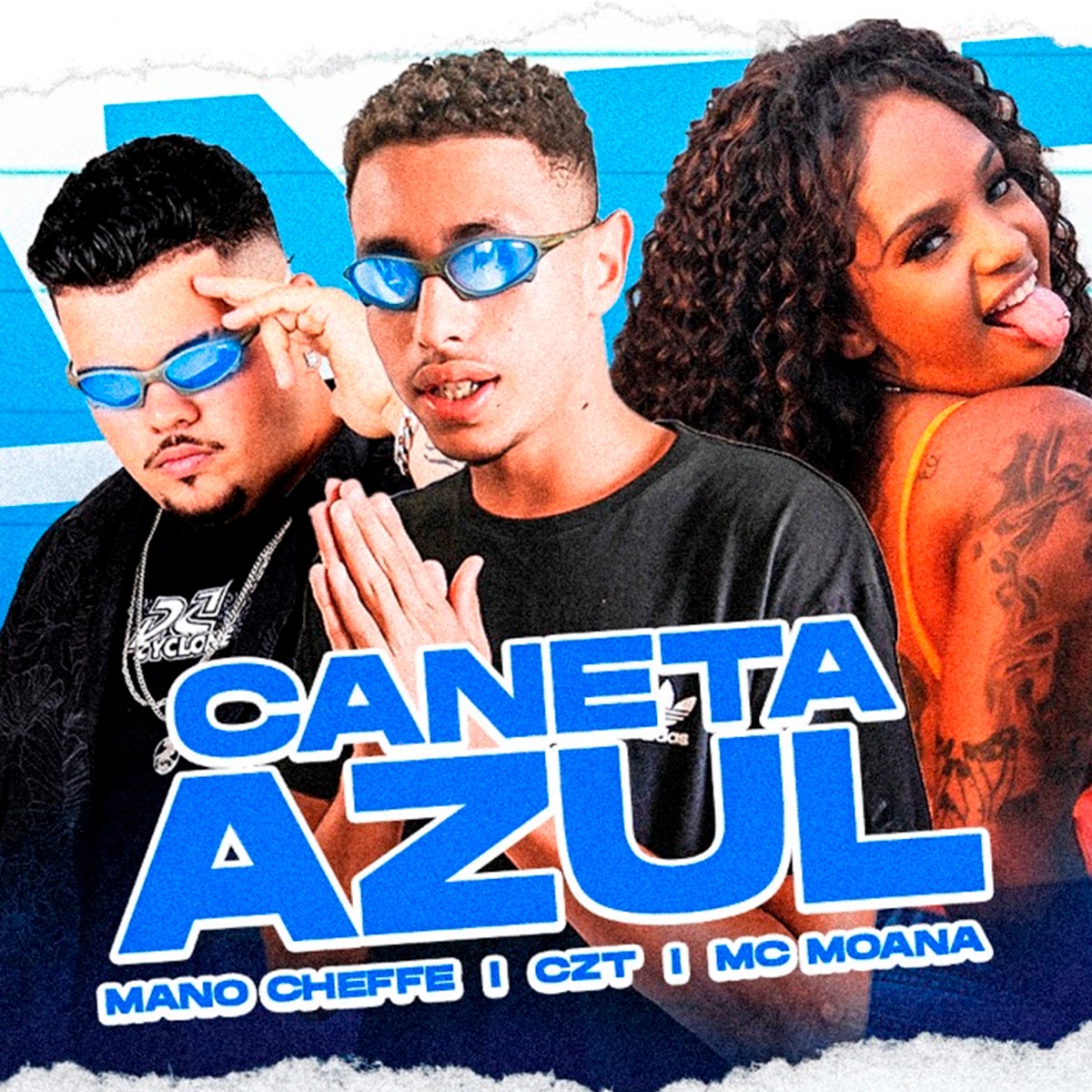 Caneta Azul (feat. Mc Moana) - Single by CZT & Mano Cheffe album cover