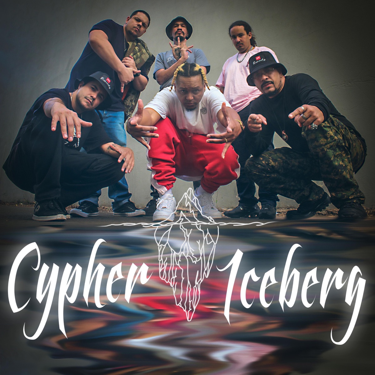 Cypher Iceberg - Single by Negro-A, Ukranio, Higor mc, BOBZUM, Tetchon R.Z.S & Fim De Tarde album cover