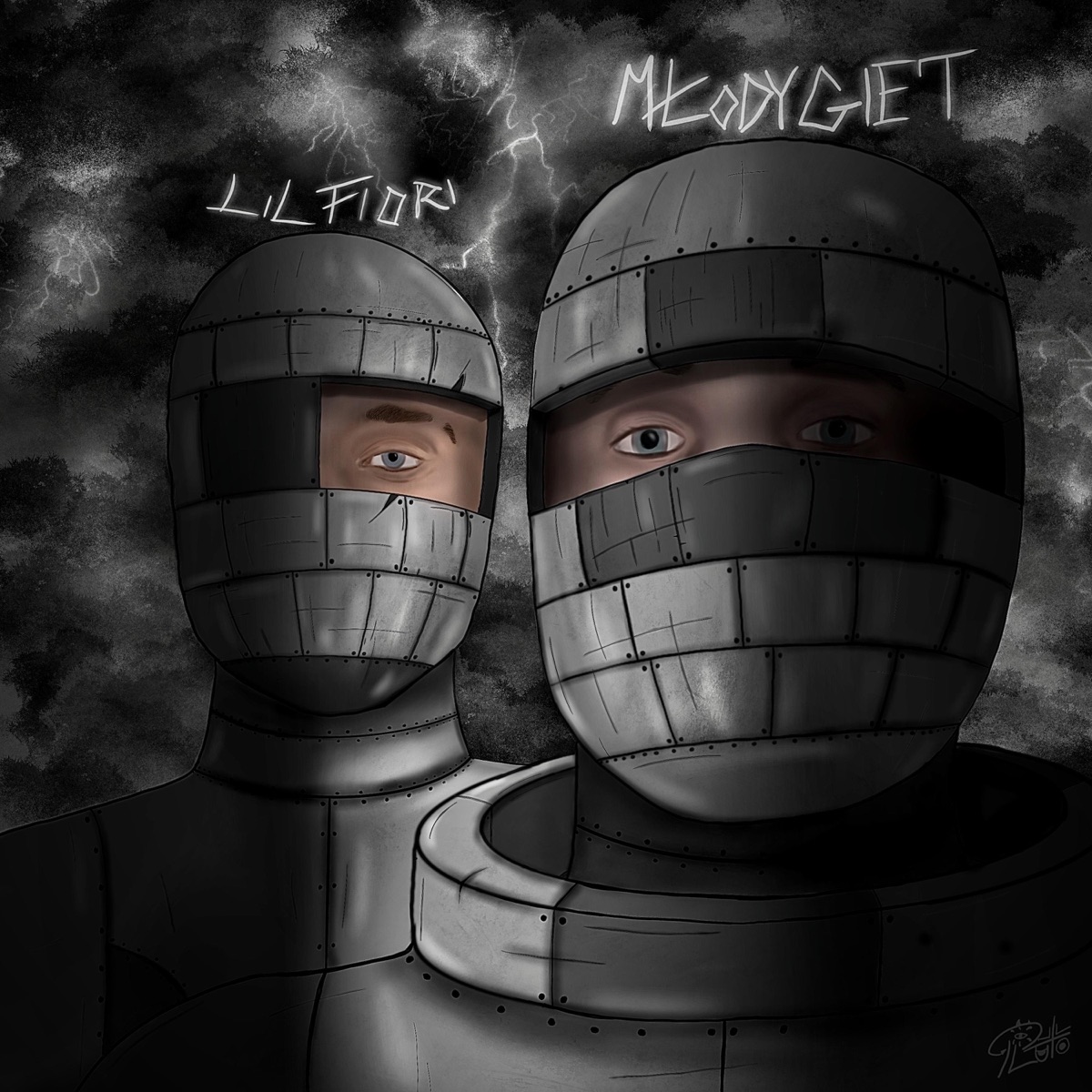Człowiek Ze Stali - Single by Lil Delta & Młody Giet album cover