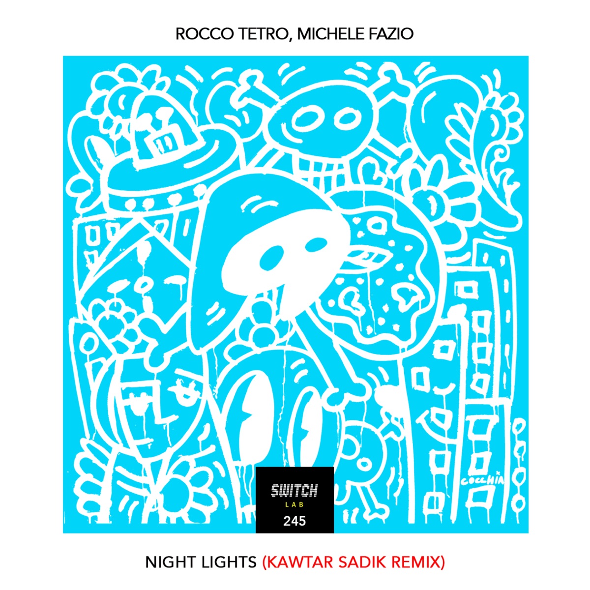 Night Lights (Kawtar Sadik Rmx) - Single by Rocco Tetro & Michele Fazio album cover