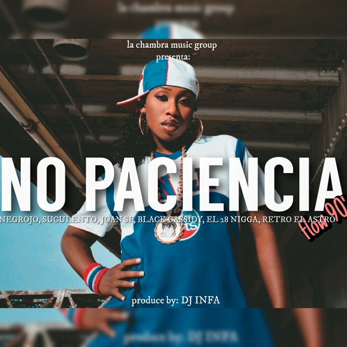 No paciencia (feat. Joan sf, Black cassidy, Retro el astro, La chambra, 28 n***a & Suculento cacaito) - Single by Negrojo album cover