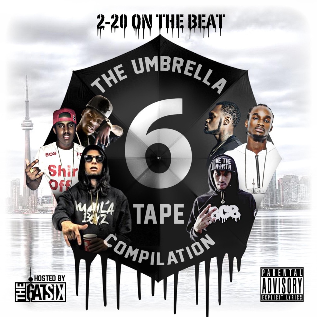 The Umbrella 6Tape Compilation by 2-20 OnTheBeat album cover