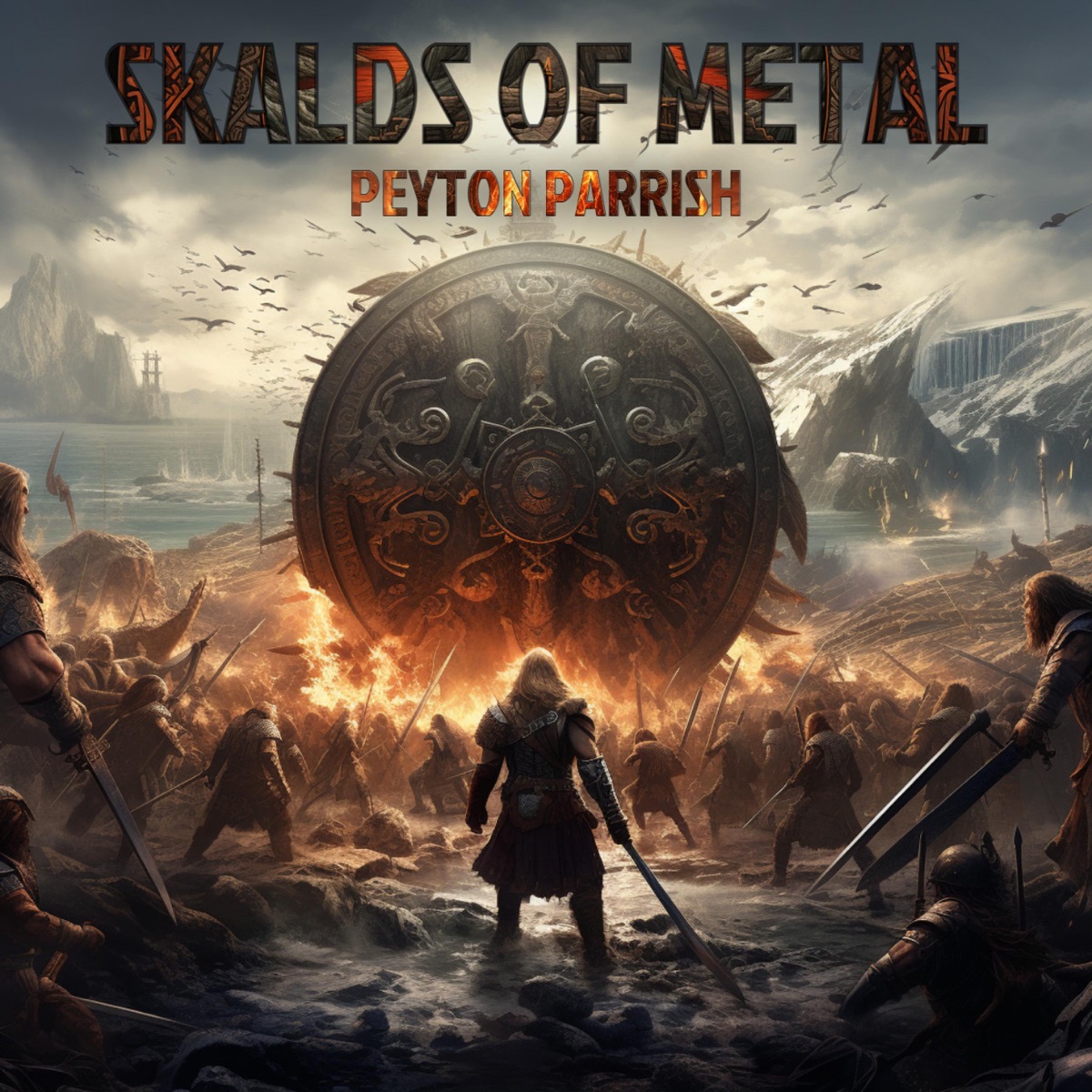Skalds of Metal by Peyton Parrish album cover