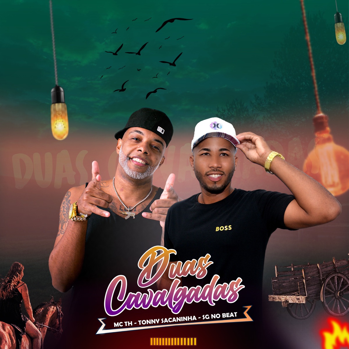 Duas Cavalgadas - Single by Tonny Sacaninha, MC TH & SG No Beat album cover
