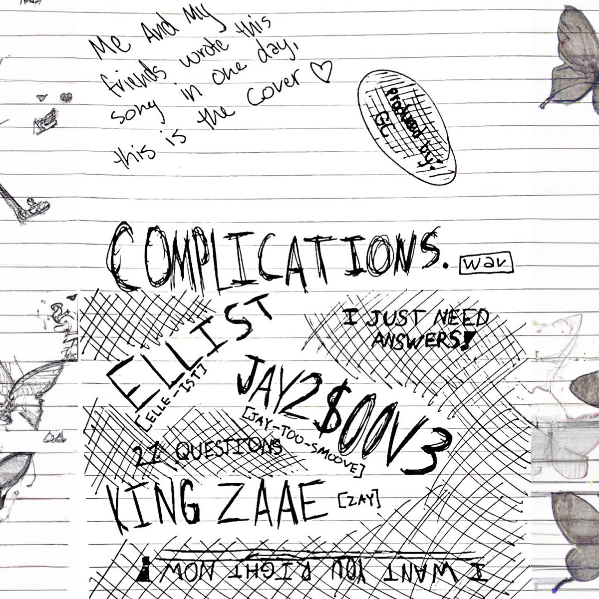 Complications.wav (feat. Jay2$moov3 & King Zaae) - Single by Ellist album cover