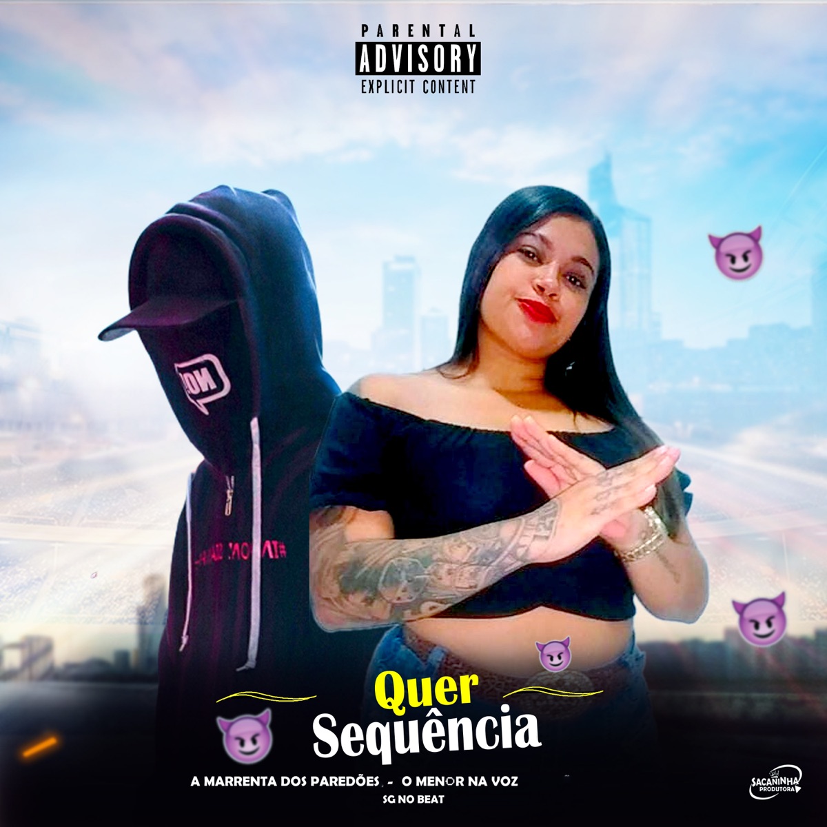 Quer Sequência - Single by A Marrenta dos Paredões, O Menor na Voz & SG No Beat album cover