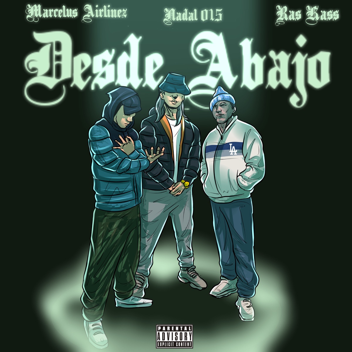 Desde Abajo - Single by Marcelus Airlinez, Nadal015 & Ras Kass album cover