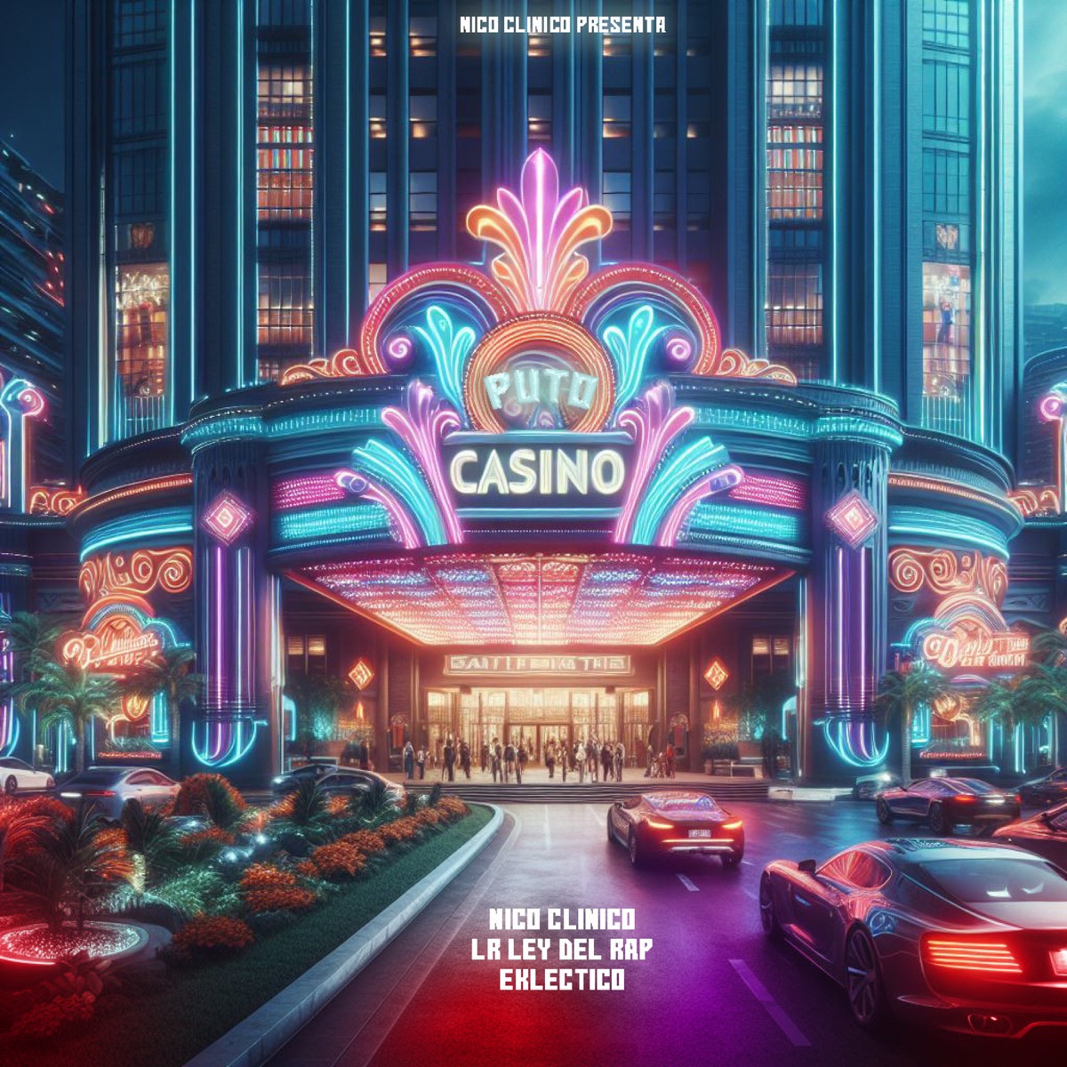 P**o Casino - Single by Nico Clinico, LR Ley Del Rap & Eklectico album cover