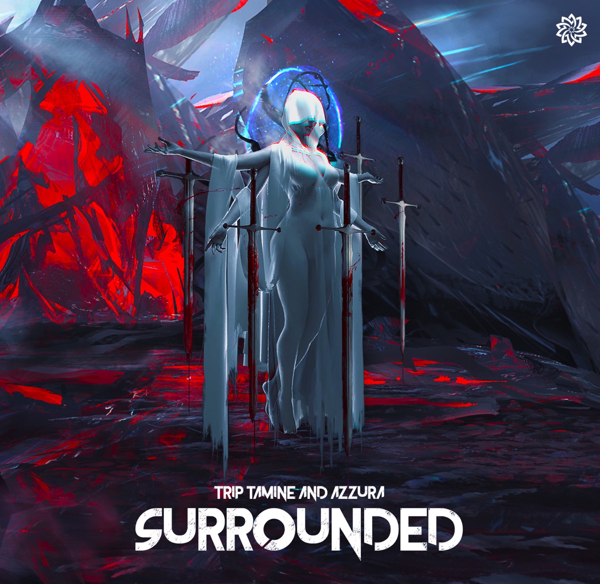 Surrounded - Single by Azzura & Trip-Tamine album cover