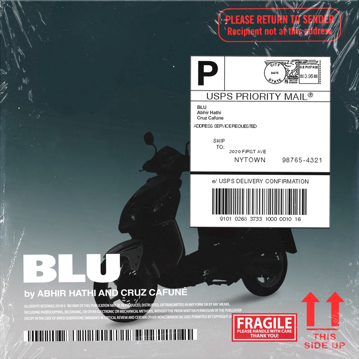 BLU - Single by ABHIR & Cruzzi album cover