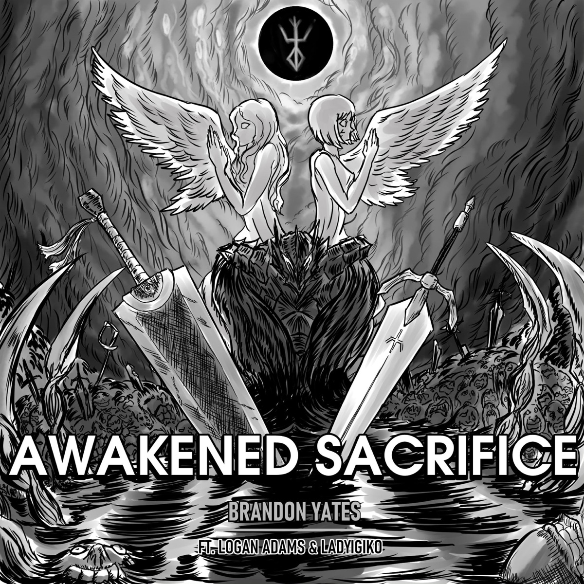 Awakened Sacrifice (feat. LadyIgiko & Logan Adams) [Vocal Version] - Single by Brandon Yates album cover