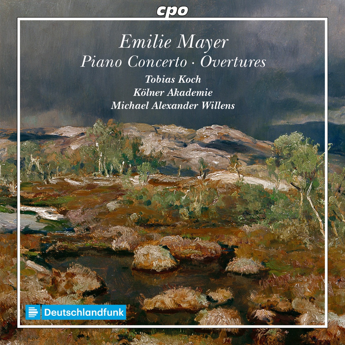 Mayer: Piano Concerto in B-Flat Major & Overtures by Die Kölner Akademie, Tobias Koch & Michael Alexander Willens album cover