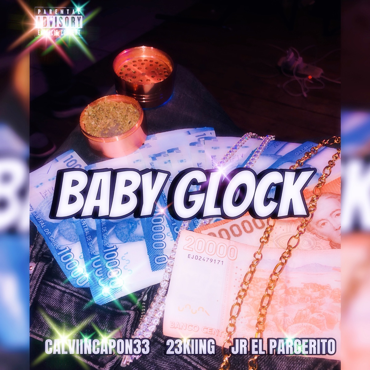 Baby Glock (feat. calviincapon33 & JR El PARCERITO) - Single by 23kiing album cover