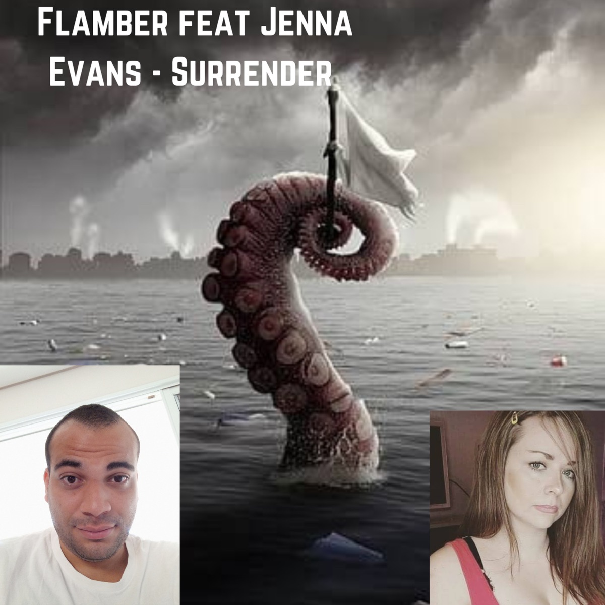 Surrender (feat. Jenna Evans) - Single by Flamber album cover