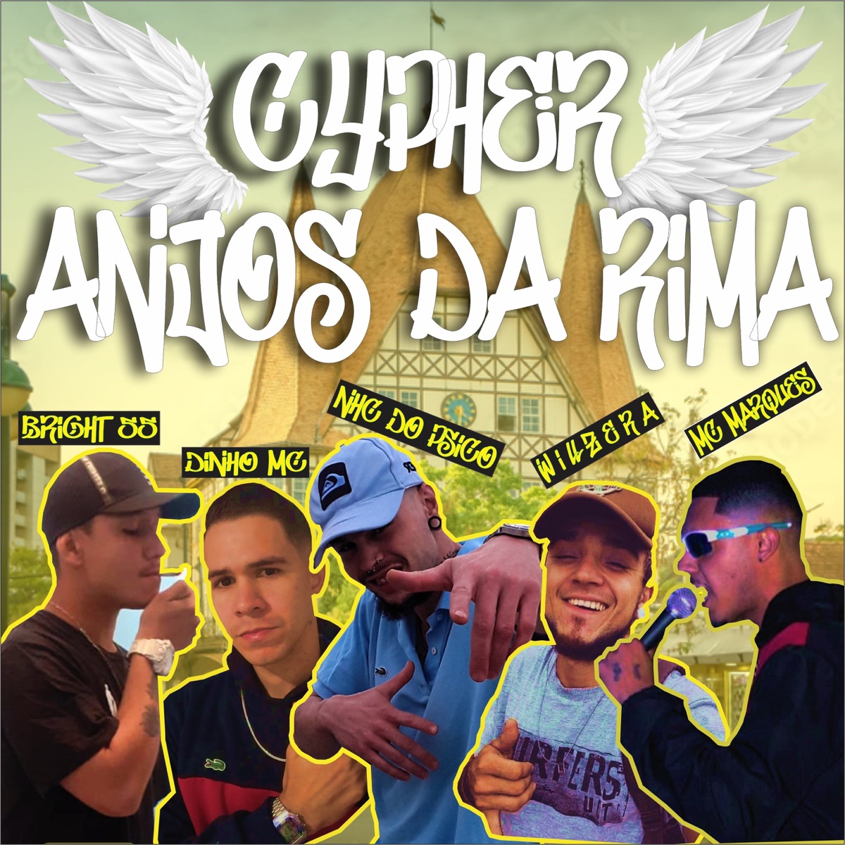 Cypher Anjos da Rima (feat. NHC do PSICO, Willzera, Dinho MC & BRIGHT 55) - Single by Mc Marques album cover