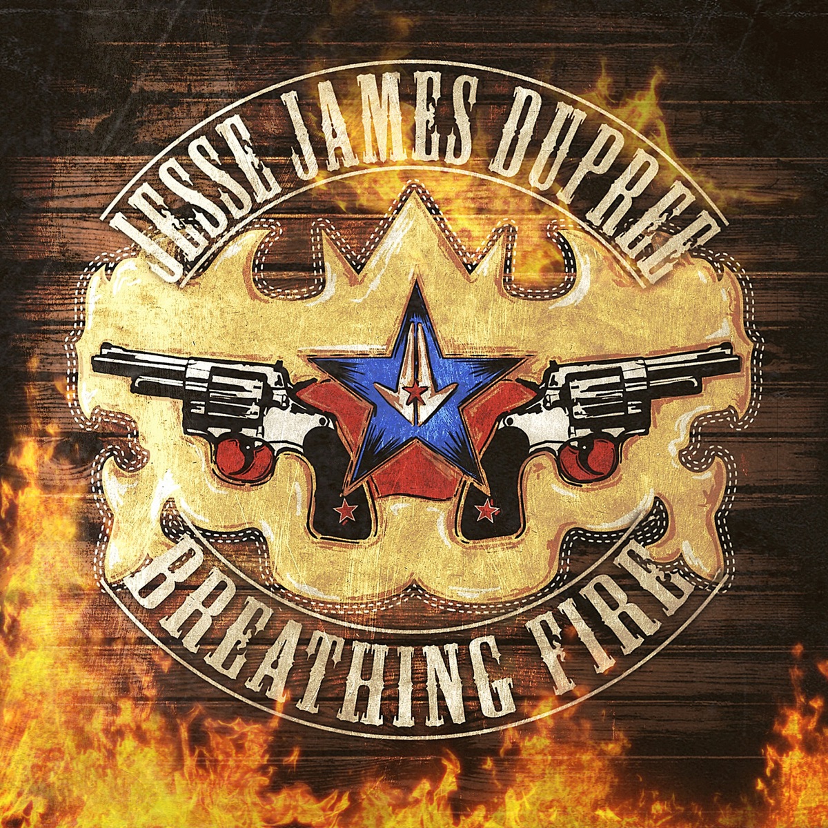 Breathing Fire by Jesse James Dupree album cover