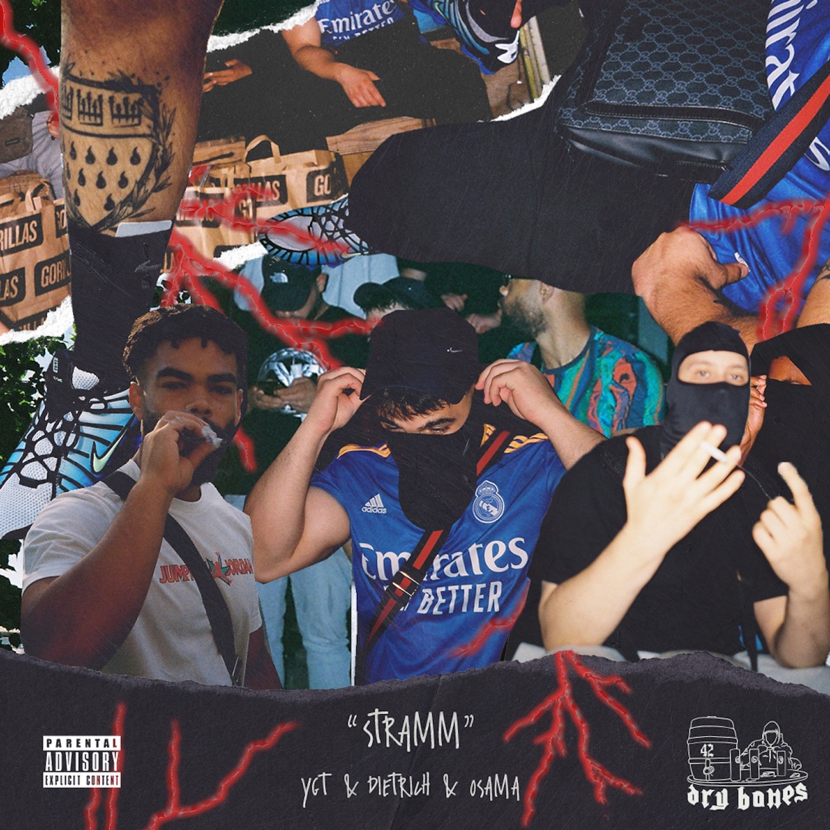 Stramm (feat. Osama) - Single by 42, YGT & Dietrich album cover