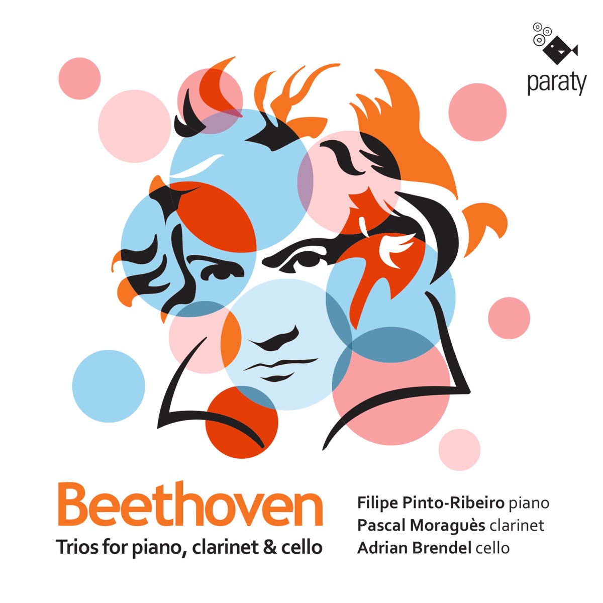 Beethoven: Trios for piano, clarinet and cello, Ops. 11 & 38 by Filipe Pinto-Ribeiro, Pascal Moraguès & Adrian Brendel album cover