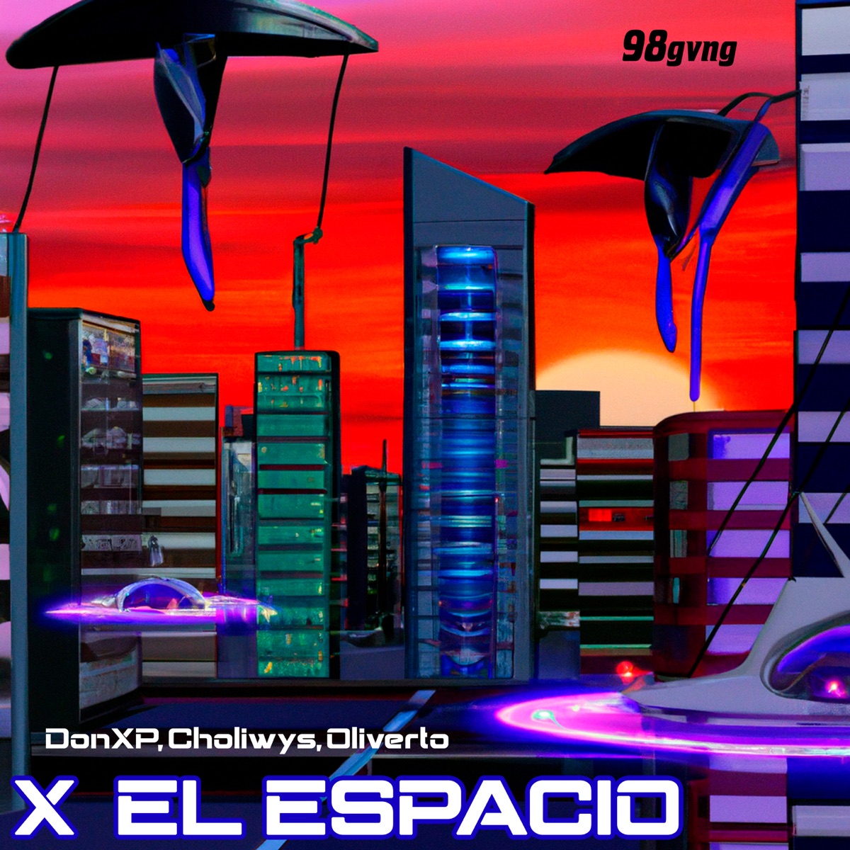X el Espacio - Single by 98 gvng, Oliverto, Don XP & Choliwys album cover