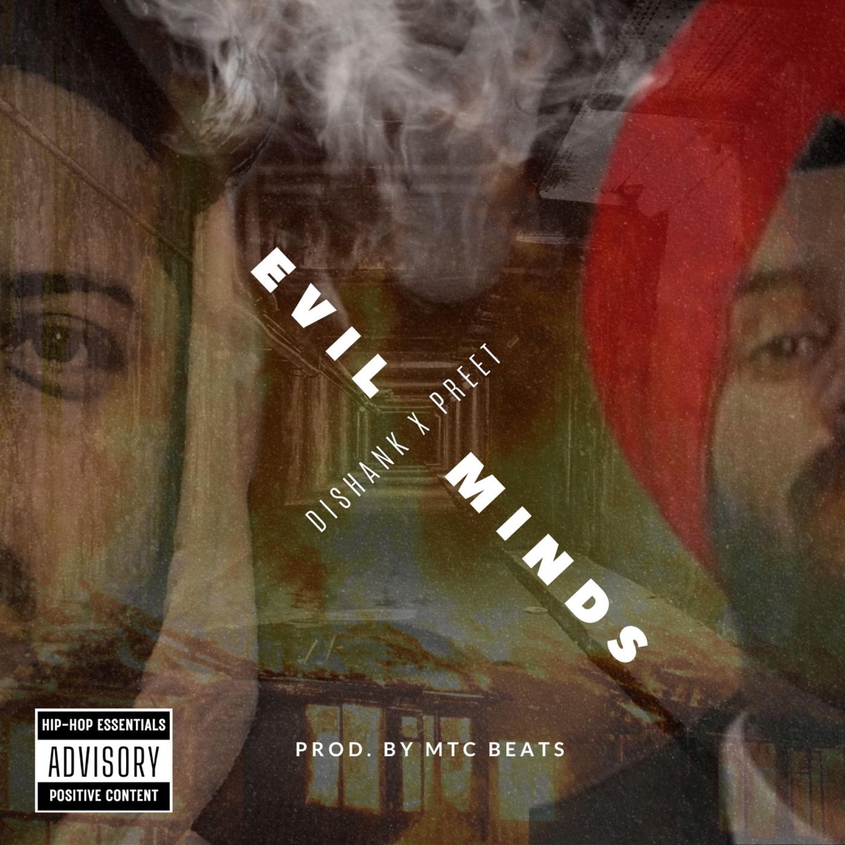 Evil Minds (feat. Jr Preet) - Single by Dishank Sharma album cover