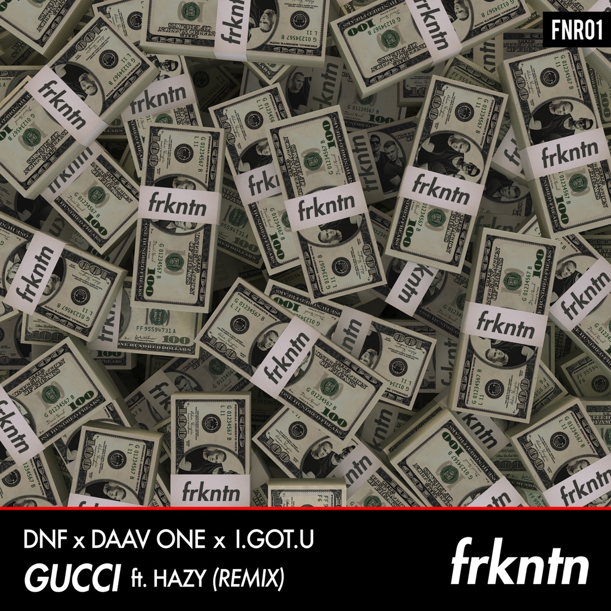 Gucci (Remix) [feat. Hazy] - Single by DNF, Daav One & I.GOT.U album cover