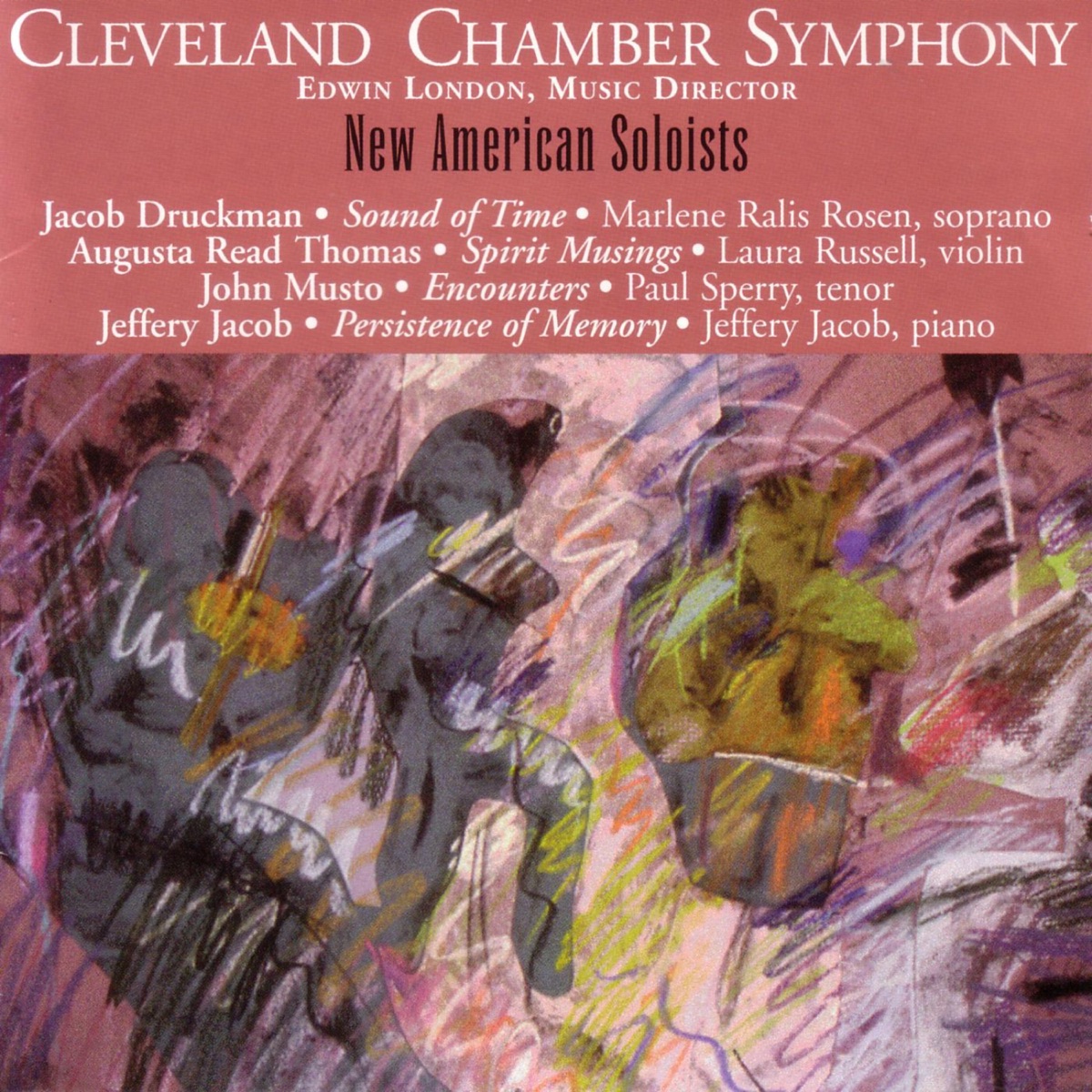 New American Soloists by Cleveland Chamber Symphony & Edwin London album cover
