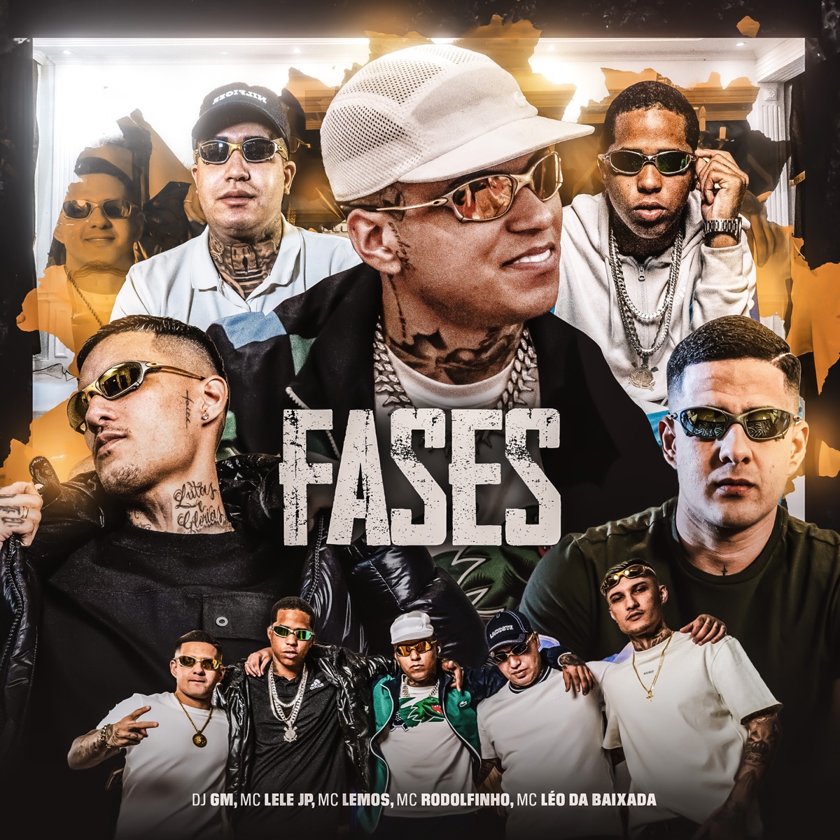 Fases (feat. MC Lemos & Mc Rodolfinho) - Single by DJ GM, MC Lele JP & Mc Leo da Baixada album cover