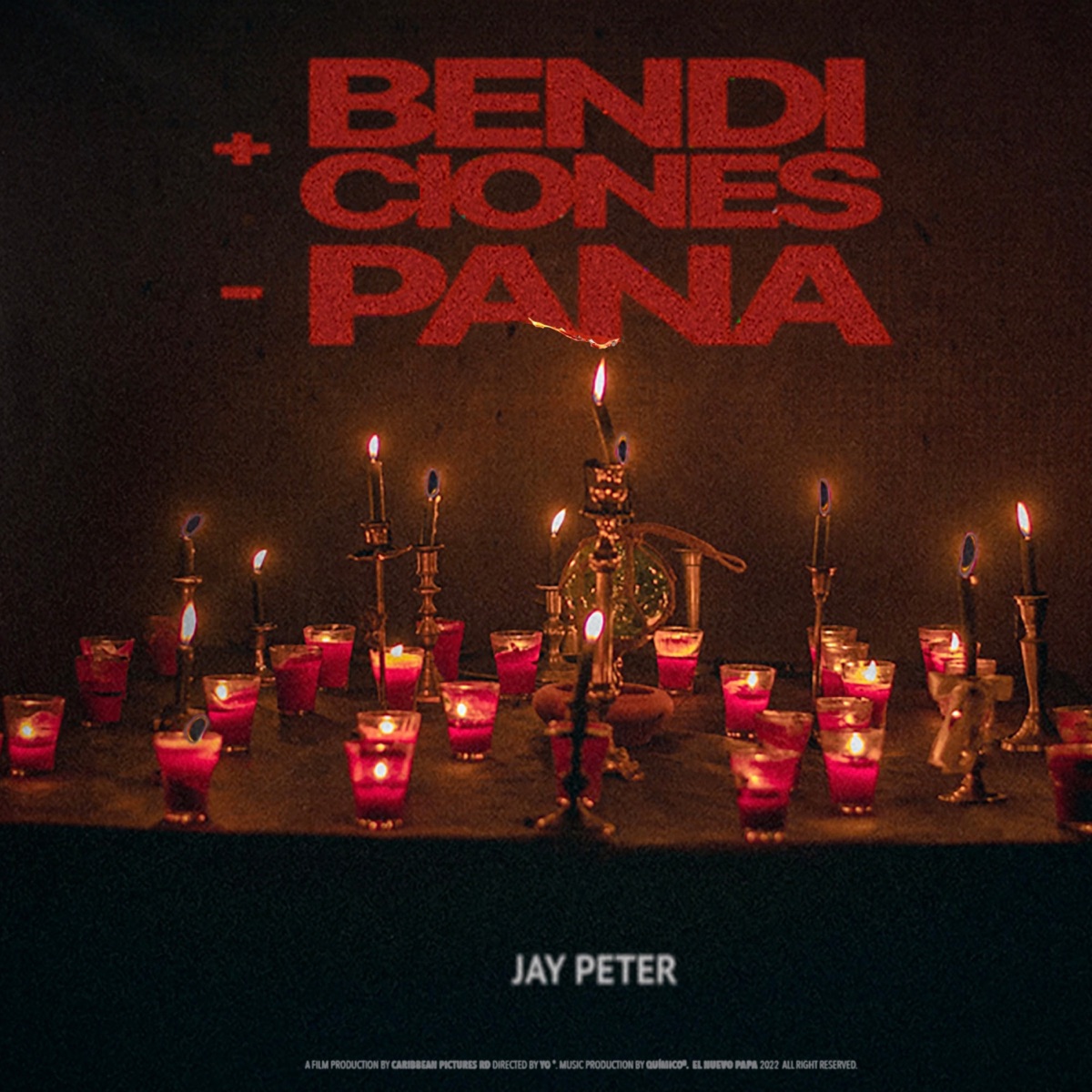 Mas Bendiciones Menos Pana - Single by Jay Peter album cover