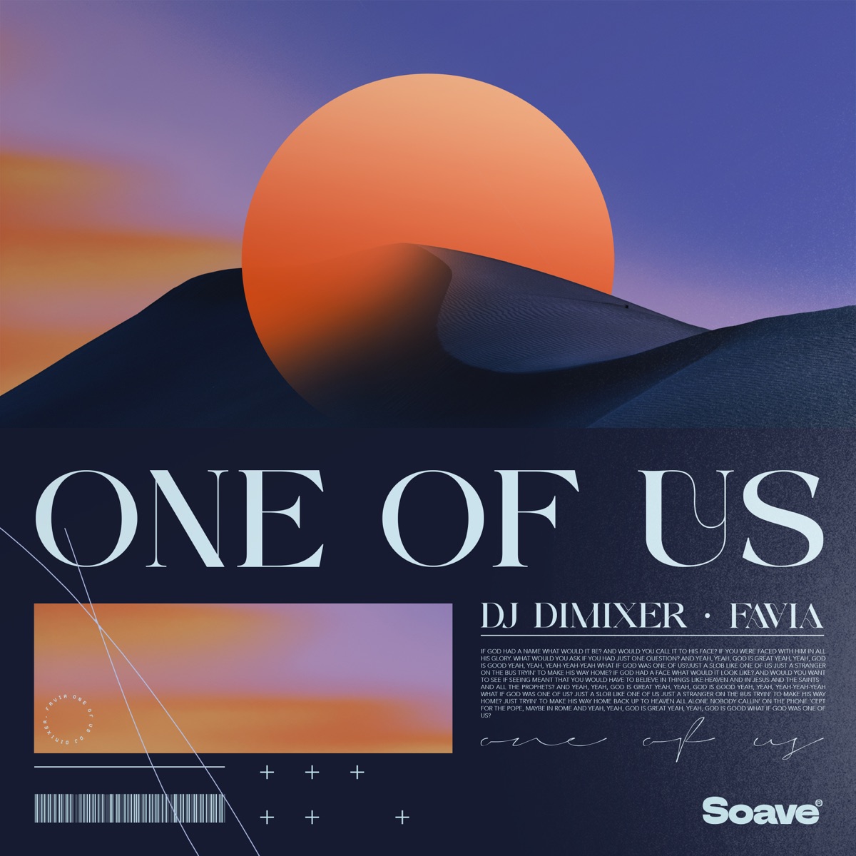 One Of Us - Single by DJ DimixeR & FAVIA album cover
