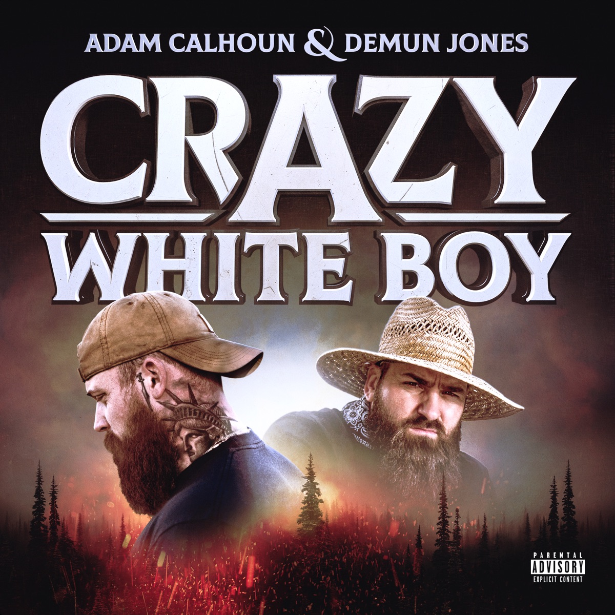Crazy White Boy - EP by Adam Calhoun & Demun Jones album cover