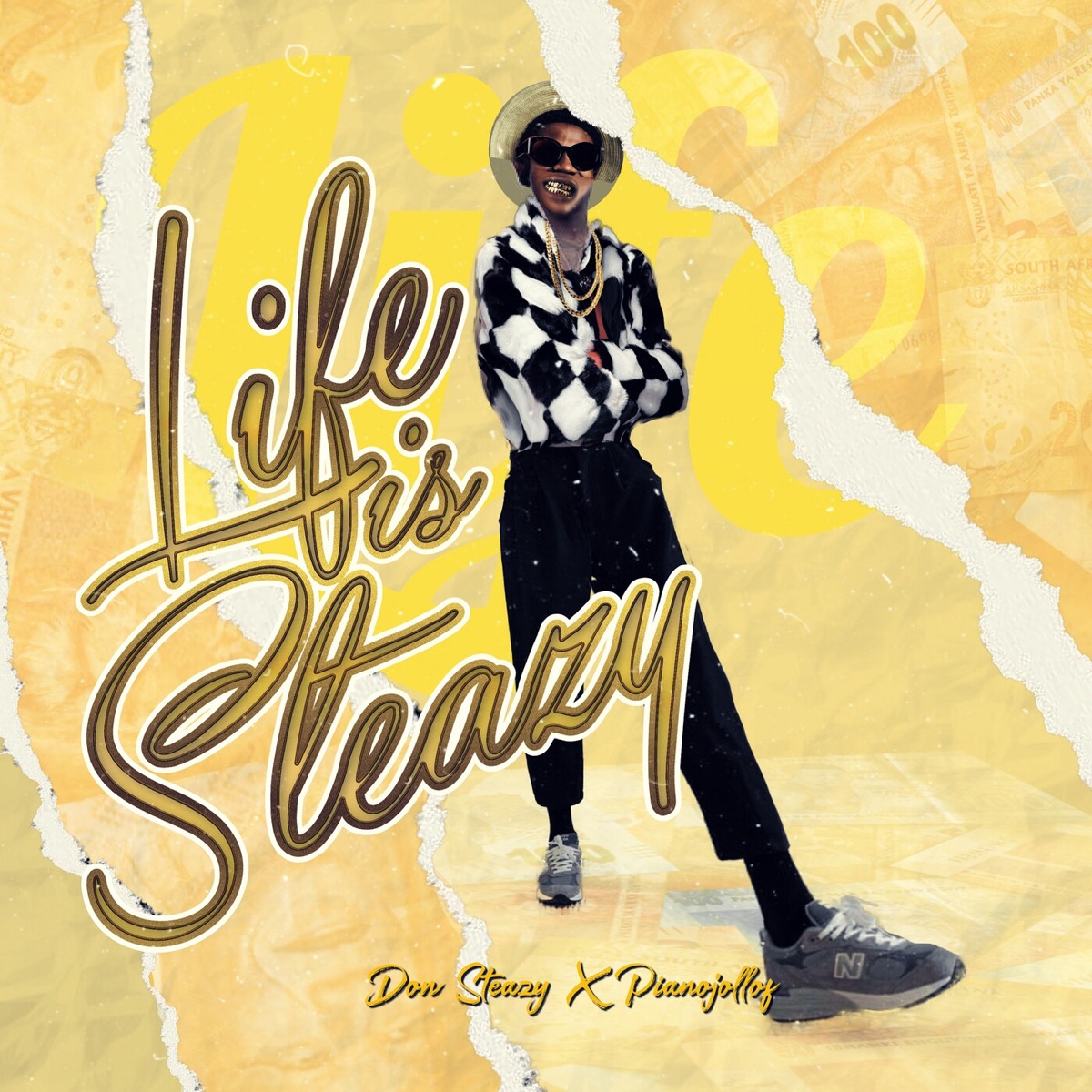Life is Steazy - EP by Don Steazy, PIANOJOLLOF & Frenzyoffixial album cover