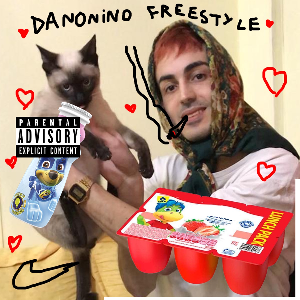 Danonino (El Mejor Rapero de la Historia Bars) - Single by Joshu Joshu & 372Luca album cover