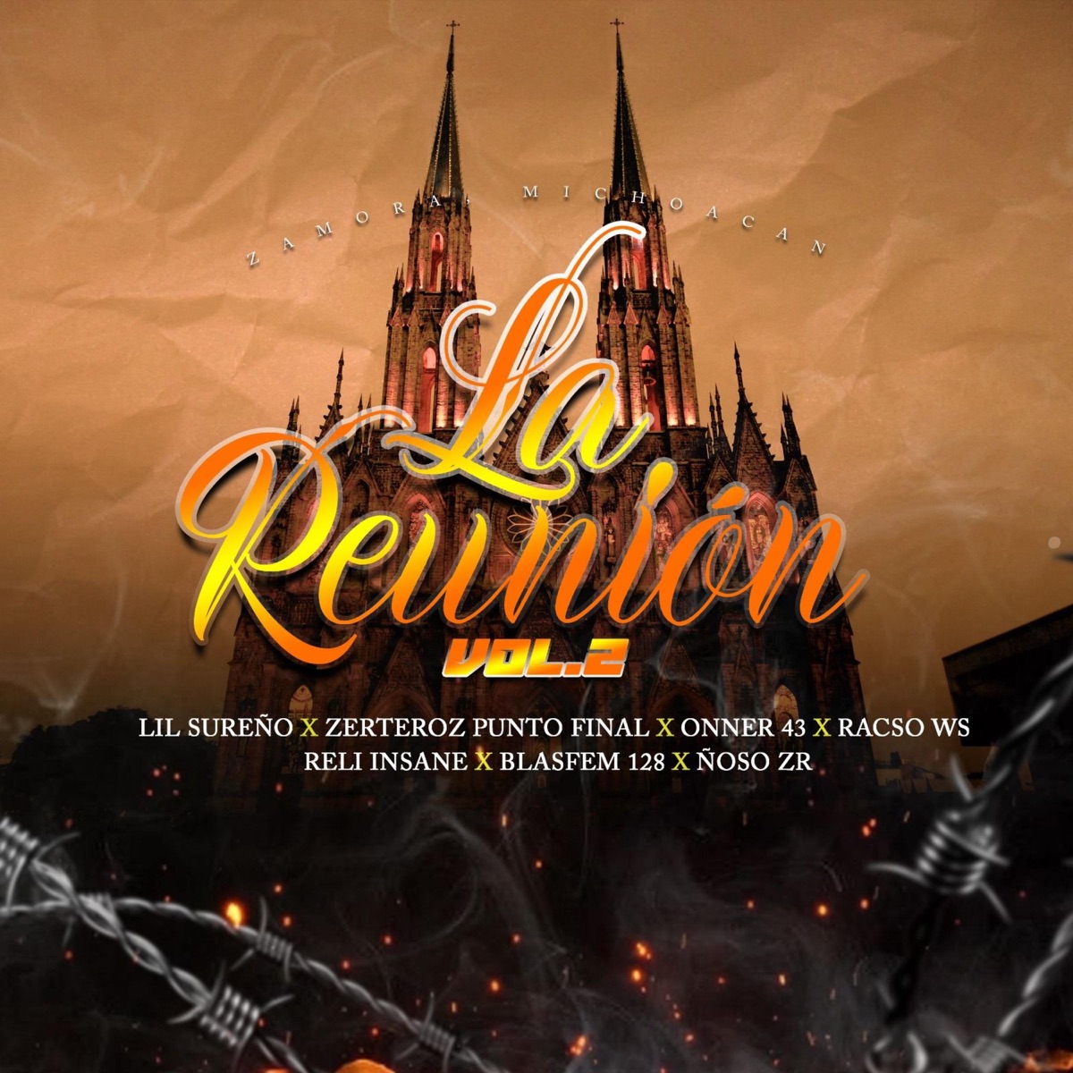 La Reunion, Vol. 2 (feat. Onner 43, Zerteroz Punto Final, Racso Ws, Blasfem 128, Ñozo ZR & Reli Insane) - Single by Lil Sureño album cover