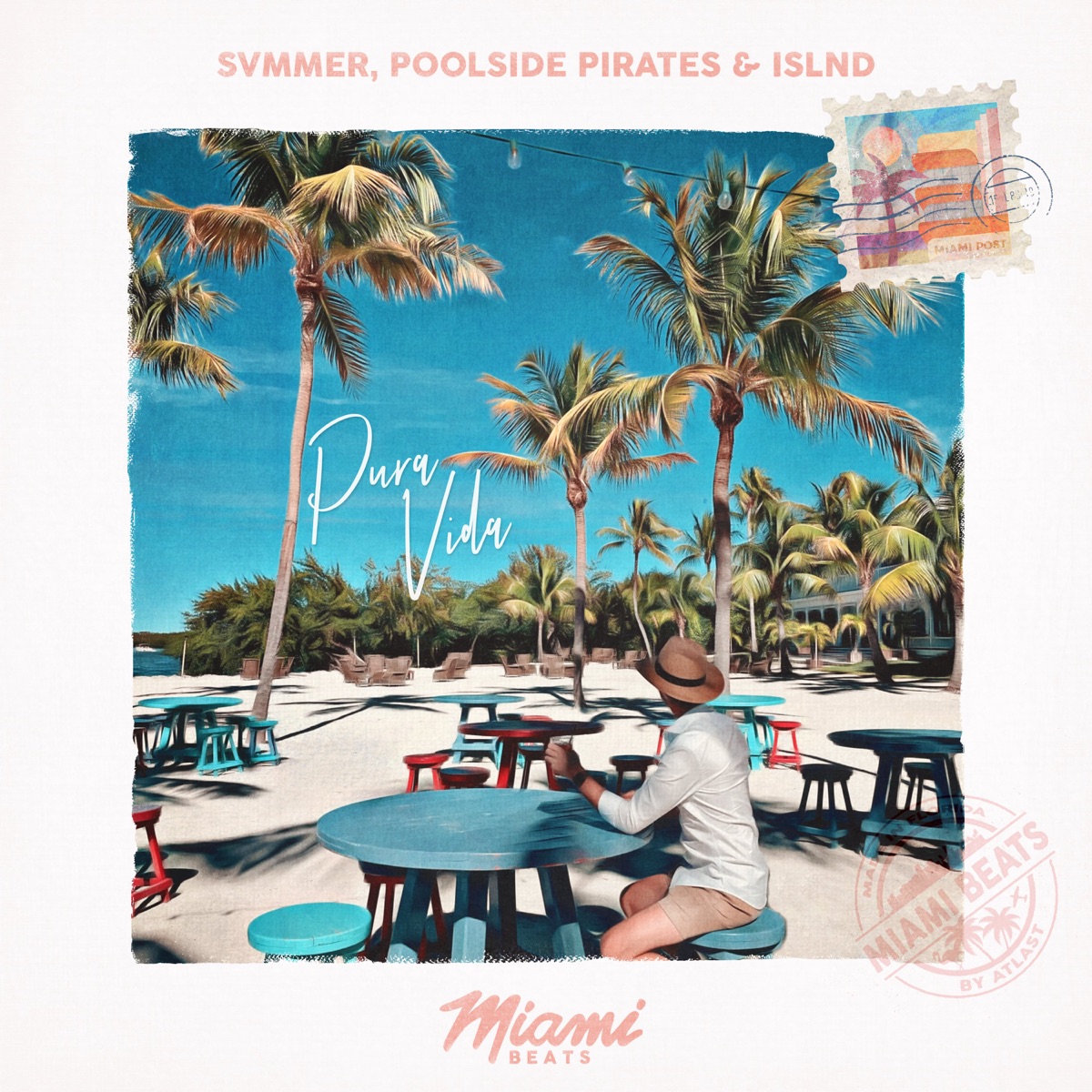 Pura Vida - Single by summer sax, Poolside Pirates & ISLND album cover