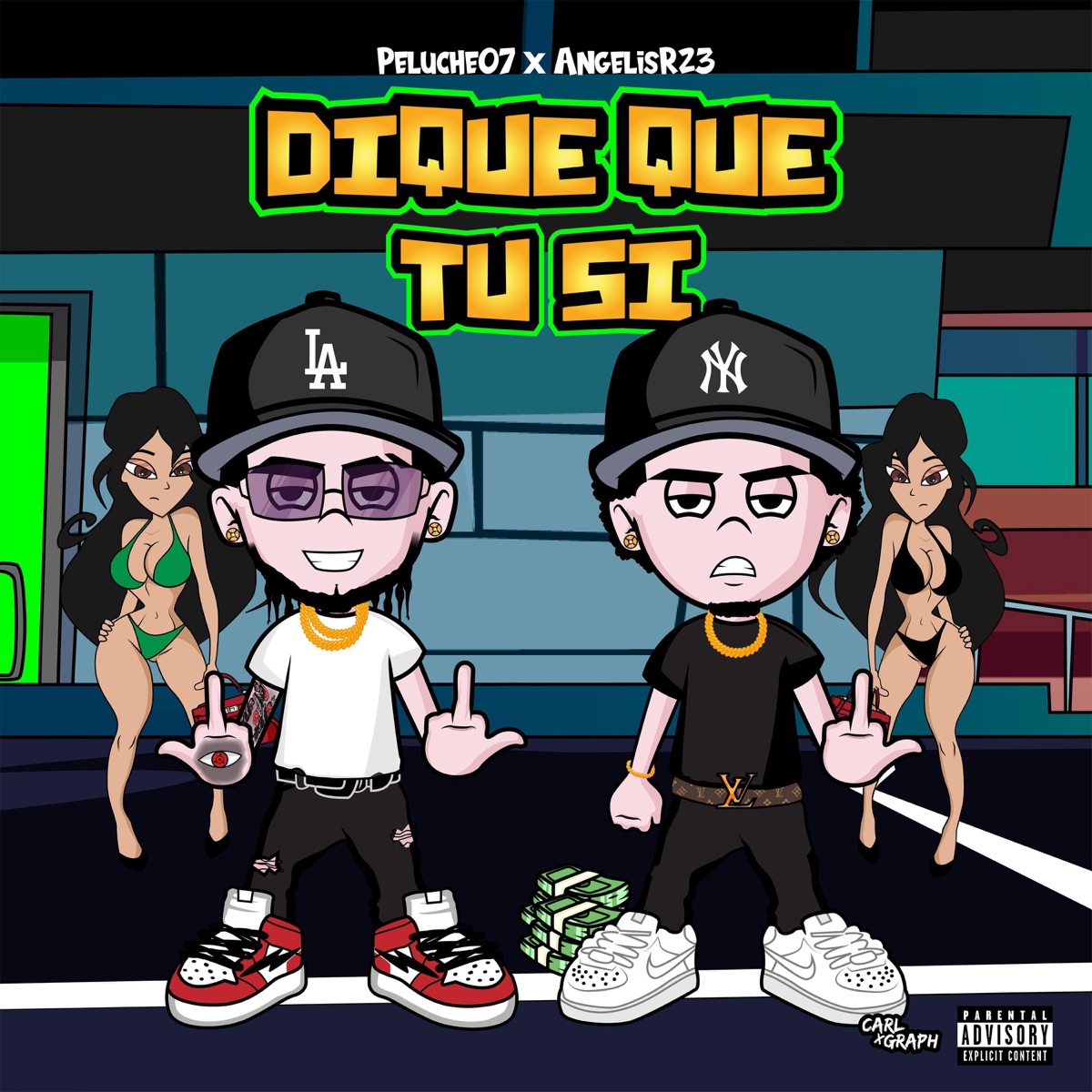 DIQUE QUE TU SI - Single by Peluche07 & AngelisR23 album cover