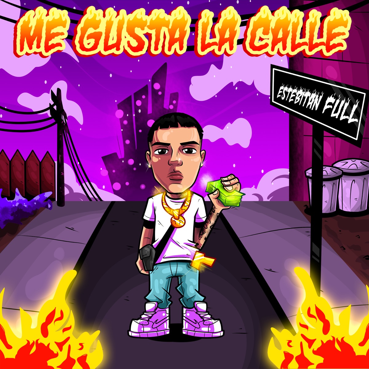 Me Gusta la Calle - Single by Estebitan Full album cover