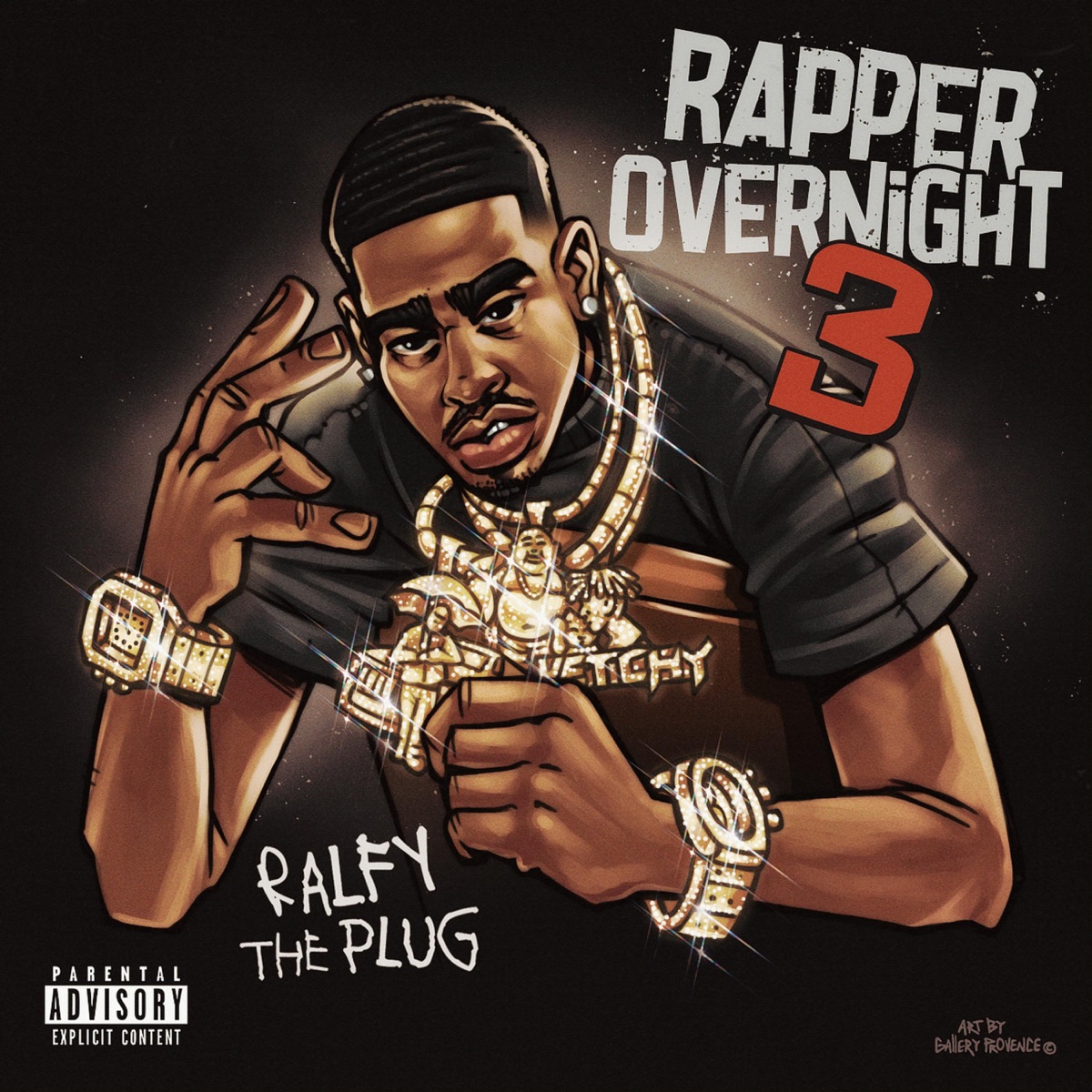 Rapper Overnight 3 by Ralfy the Plug album cover