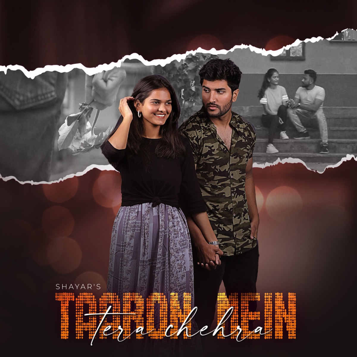 Taaron Mein Tera Chehra - Single by SHAYAR & Sahil Shaikh album cover