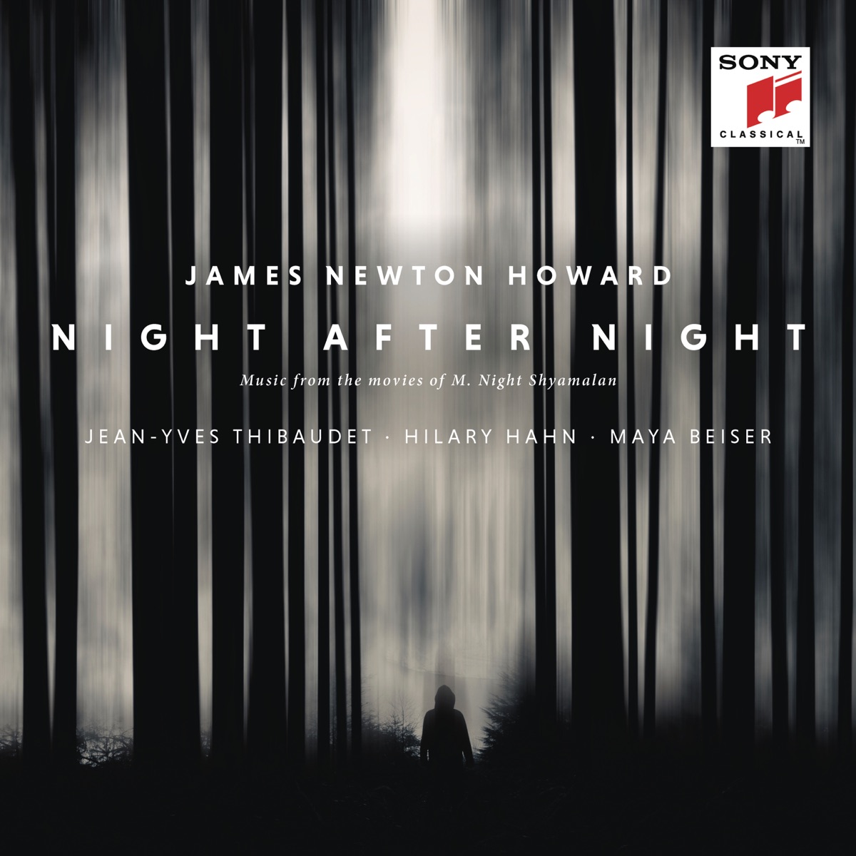 Night after Night by James Newton Howard, Jean-Yves Thibaudet & Hilary Hahn album cover