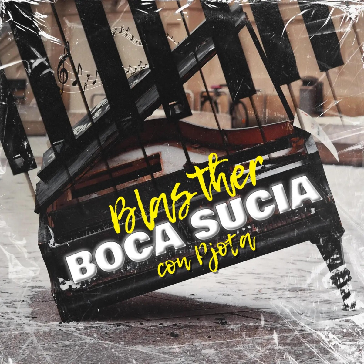 Boca sucia con Pjota - Single by Blasther album cover